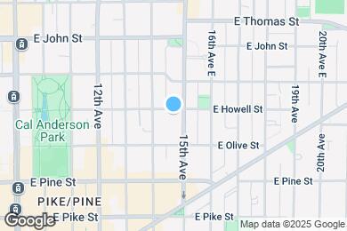 Map image of the property - 1425 E Howell St