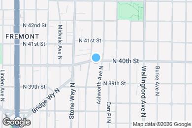 Map image of the property - 1409 N 40th St