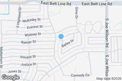 Map image of the property - 526 Sims Dr