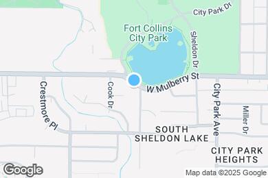 Map image of the property - 1615 W Mulberry St