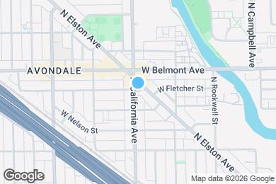 Map image of the property - 3125 N California Ave