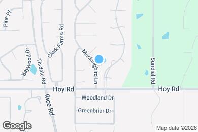 Map image of the property - 325 Mockingbird Ln