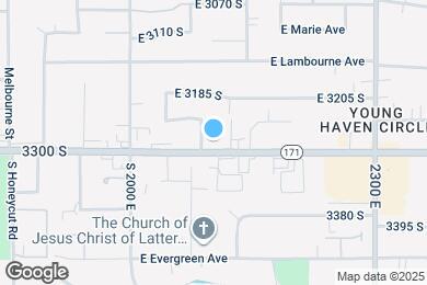 Map image of the property - 2105 E 3300 S