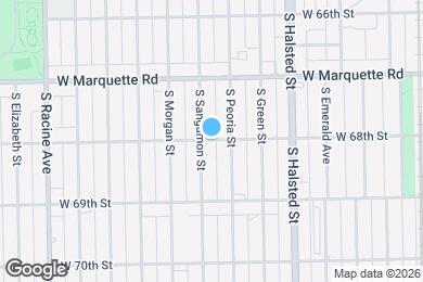 Map image of the property - 916 W 68th St