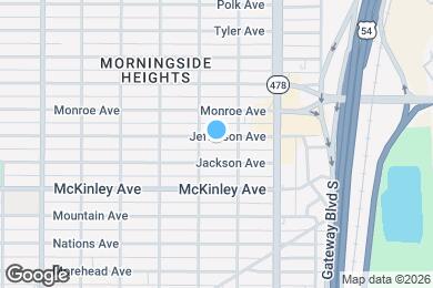 Map image of the property - 3812 Jefferson Ave
