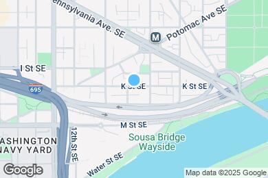 Map image of the property - 1363 K St SE