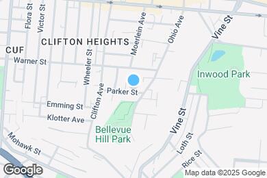 Map image of the property - 114 Parker St