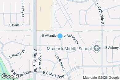 Map image of the property - 17327 E Asbury Cir