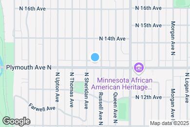 Map image of the property - 2408 Plymouth Ave N