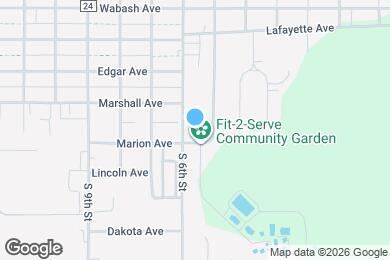 Map image of the property - 616 S 6th St