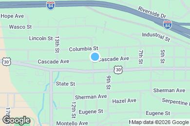 Map image of the property - 923 Cascade Ave