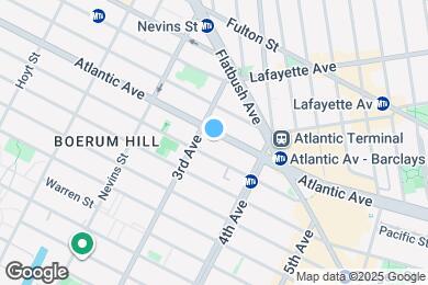 Map image of the property - 525 Pacific St