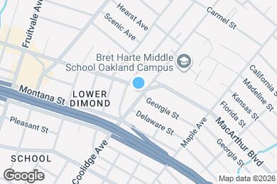 Map image of the property - 2735 MacArthur Blvd