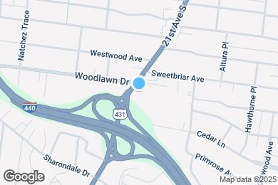 Map image of the property - 2600 Hillsboro Pike