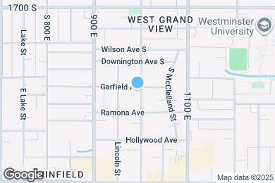 Map image of the property - 1866 S 1000 E