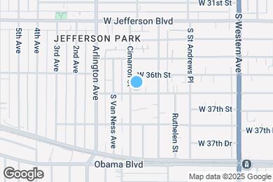 Map image of the property - 1937 W 36th Pl