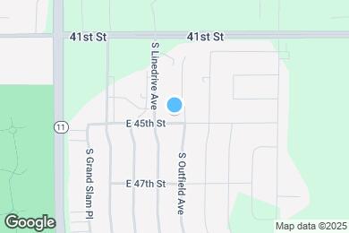 Map image of the property - 6510 E 45th St