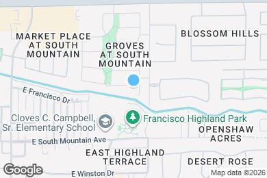 Map image of the property - 2733 E Gary Way