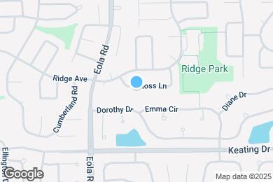 Map image of the property - 2615 Moss Ln