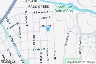 Map image of the property - 825 N Aurora St
