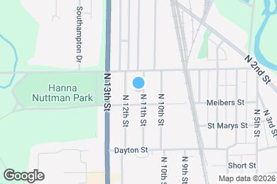 Map image of the property - 927 N 11th St