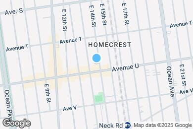Map image of the property - 2068 E 14th St