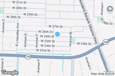Map image of the property - 1149 W 26th St