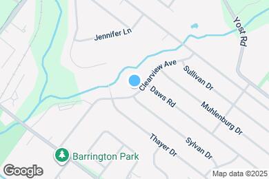 Map image of the property - 1621 Clearview Ave