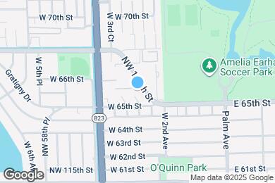Map image of the property - 6538 W 2nd Ct