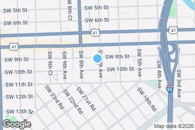 Map image of the property - 930 SW 7th Ave