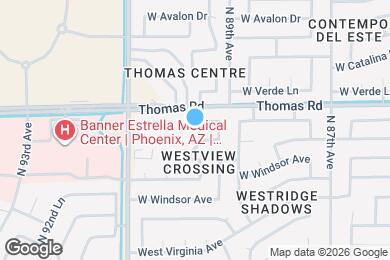 Map image of the property - 2832 N 90th Ave