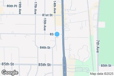 Map image of the property - 8309 14th Ave