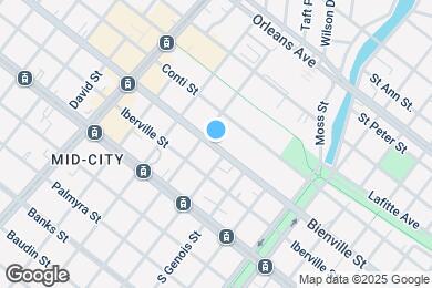 Map image of the property - 3741 Bienville St