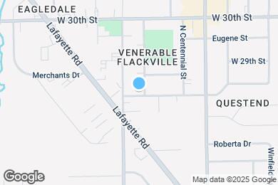 Map image of the property - 2804 N Moreland Ave