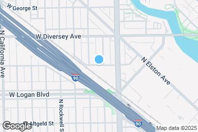 Map image of the property - 3449 W Schubert Ave