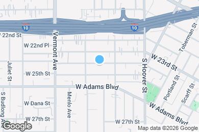 Map image of the property - 1248 1/2 W 24th St