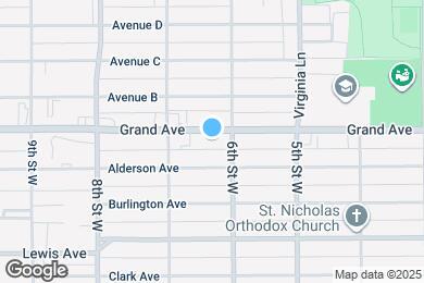 Map image of the property - 616 Grand Ave