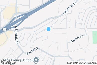 Map image of the property - 601 Aliento Ct