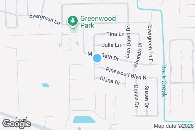 Map image of the property - 2718 Pinewood Blvd N