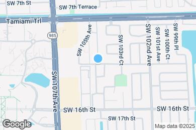 Map image of the property - 10400 SW 14th Ter