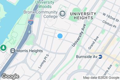 Map image of the property - 124 W 179th St