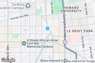 Map image of the property - 2106-2108 Vermont Ave