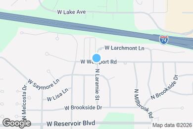 Map image of the property - 4015 N Laramie St