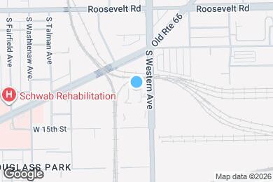 Map image of the property - 2419 W 14th St