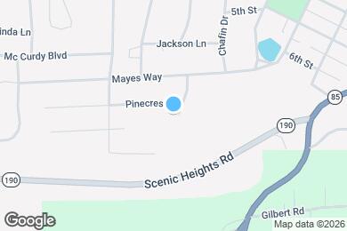 Map image of the property - 615 Pinecrest Dr