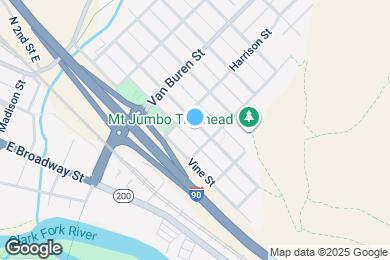 Map image of the property - 1017 Poplar St
