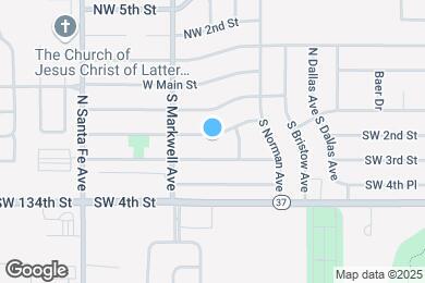 Map image of the property - 936 SW 2nd St