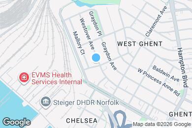 Map image of the property - 1303 Westover Ave