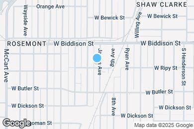 Map image of the property - 3540 James Ave