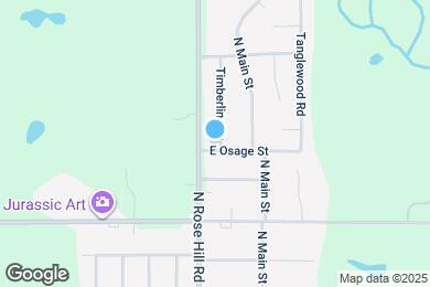Map image of the property - 1603 Timberline Dr
